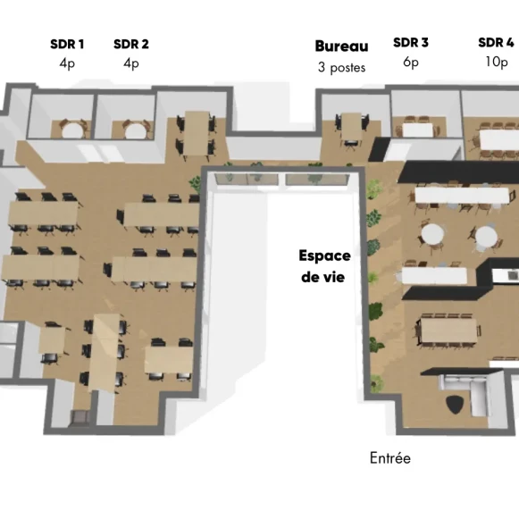 Espace indépendant 287 m² 45 postes Location bureau Rue des Jeuneurs Paris 75002 - photo 4