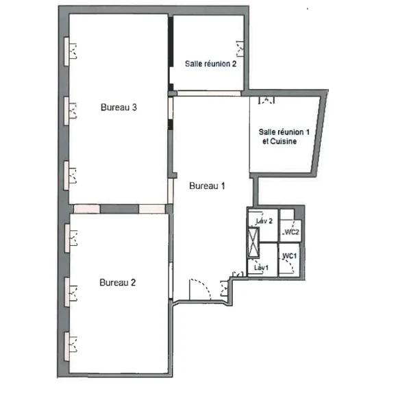 Espace indépendant 148 m² 24 postes Location bureau Rue d'Hauteville Paris 75010 - photo 4