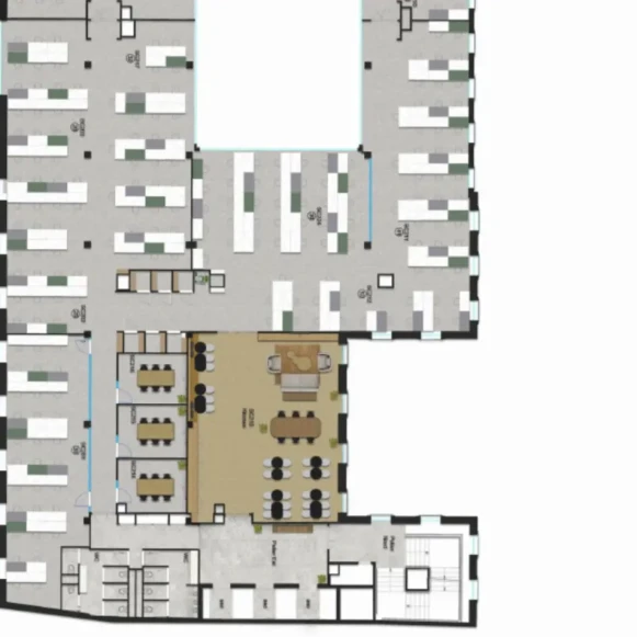 Bureau privé 595 m² 180 postes Location bureau Rue Sainte-Cécile Paris 75009 - photo 3