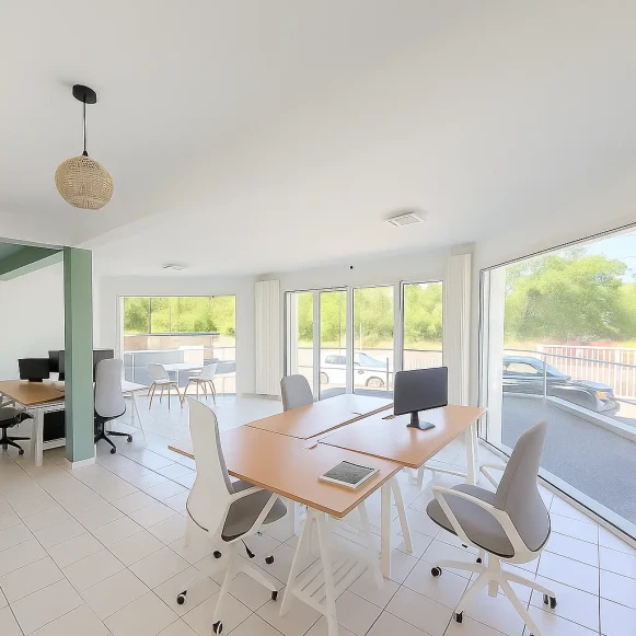 Open Space  8 postes Location bureau Rue de la Loire Sainte-Luce-sur-Loire 44980 - photo 1
