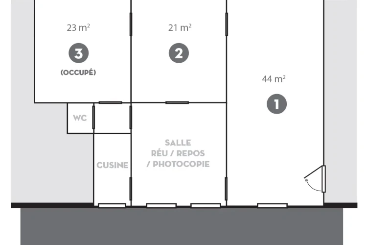 Open Space - 75003 - 1 poste - 280€