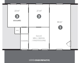 plan des bureaux