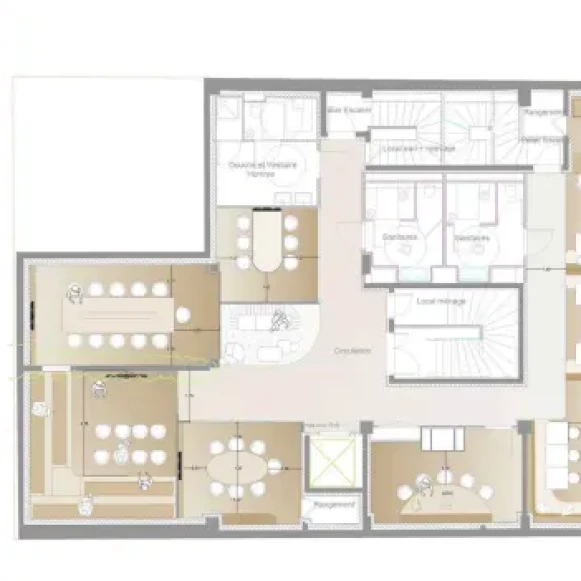 Espace indépendant 550 m² 98 postes Location bureau Rue du Faubourg Poissonnière Paris 75010 - photo 8
