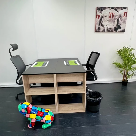 Bureau privé 25 m² 6 postes Coworking Rue Rabelais Montreuil 93100 - photo 2