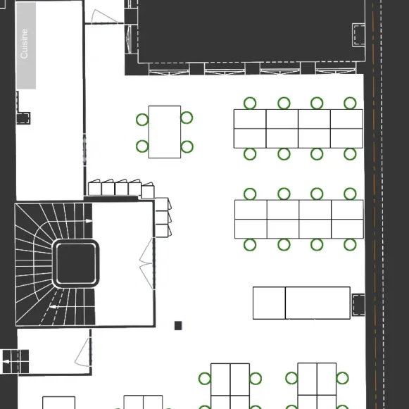 Bureau privé 200 m² 36 postes Coworking Cité Monthiers Paris 75009 - photo 2