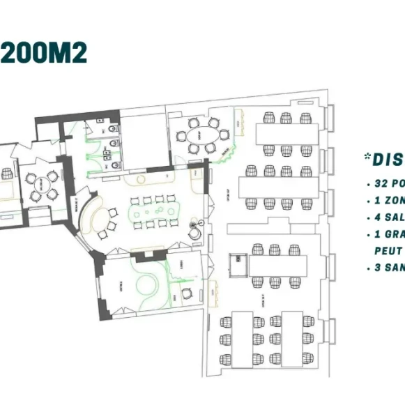 Espace indépendant 200 m² 32 postes Coworking Rue du 4 septembre Paris 75002 - photo 6