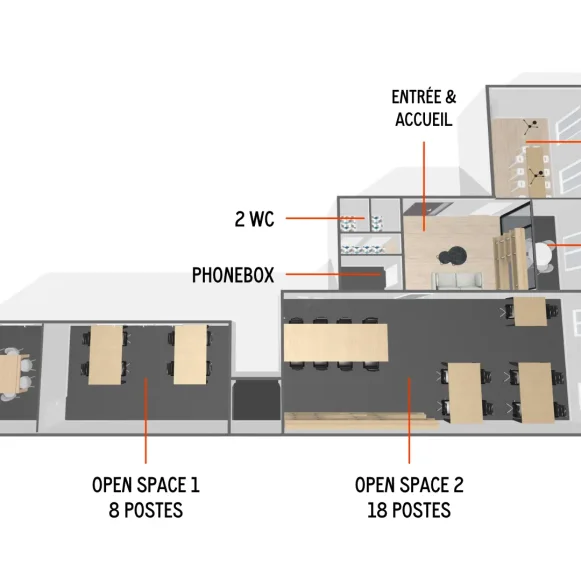 Espace indépendant 134 m² 26 postes Location bureau Rue Martel Paris 75010 - photo 9