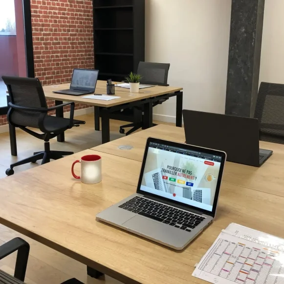 Bureau privé 24 m² 6 postes Coworking Rue Paul Lafargue Noisy-le-Grand 93160 - photo 1