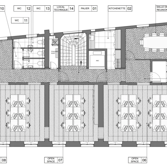 Espace indépendant 1 553 m² 163 postes Coworking Avenue Percier Paris 75008 - photo 3
