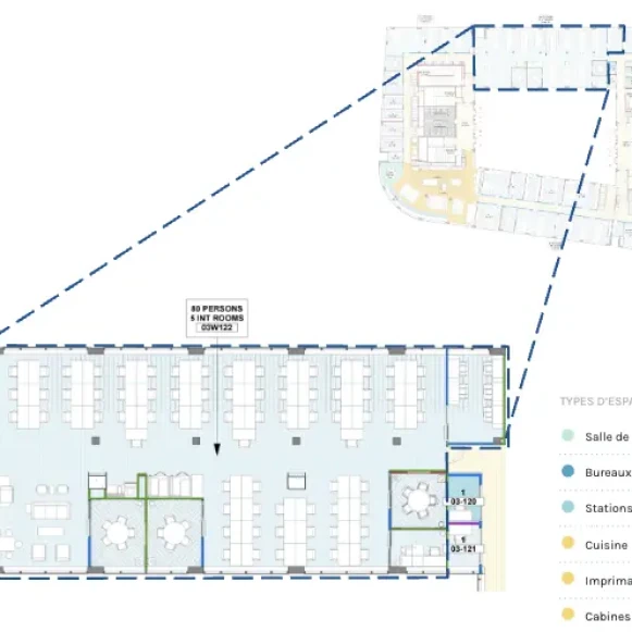 Bureau privé 287 m² 82 postes Coworking Avenue de France Paris 75013 - photo 7