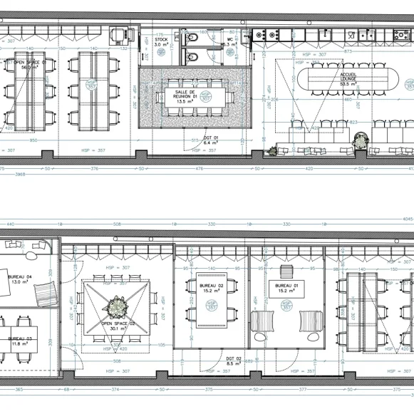 Espace indépendant 250 m² 30 postes Location bureau Rue Championnet Paris 75018 - photo 3