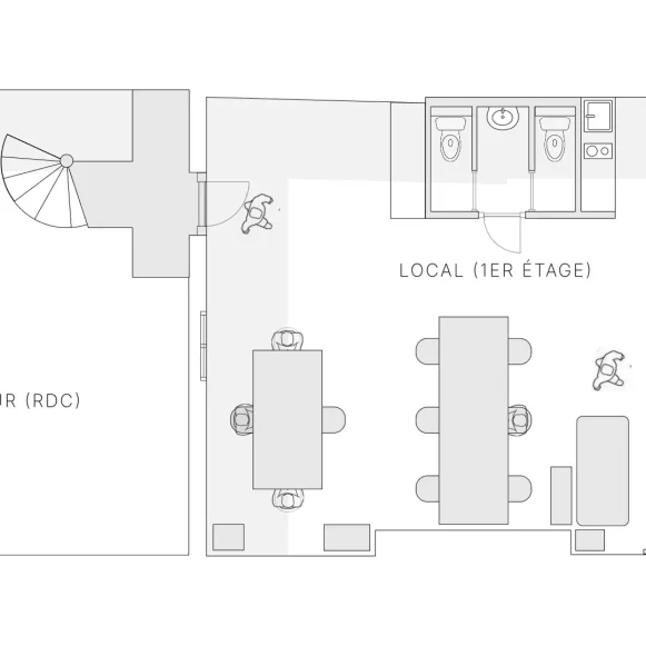 Open Space  3 postes Location bureau Rue Alexandre Parodi Paris 75010 - photo 13