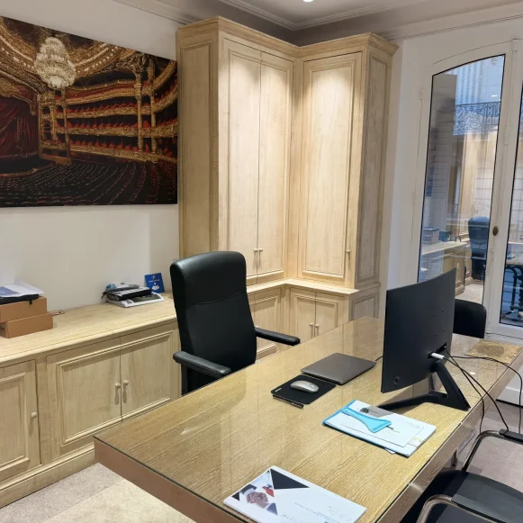 Bureau privé 56 m² 6 postes Location bureau Rue Anatole de la Forge Paris 75017 - photo 1