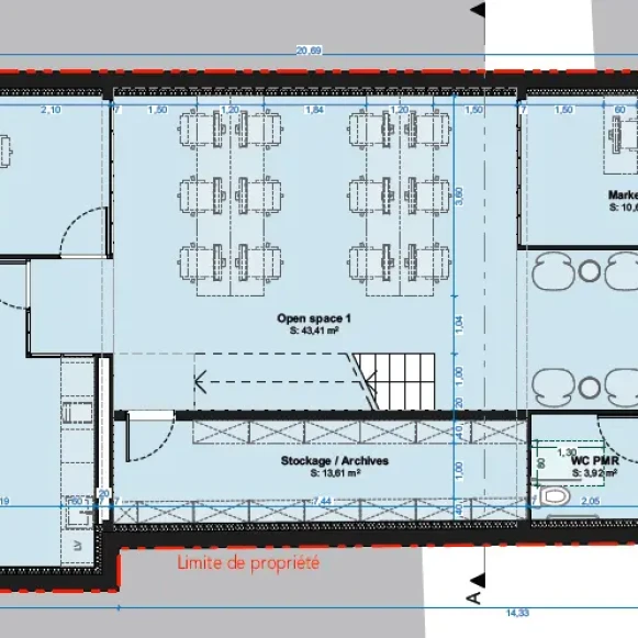 Espace indépendant 219 m² 40 postes Location bureau Rue Hoche Malakoff 92240 - photo 9