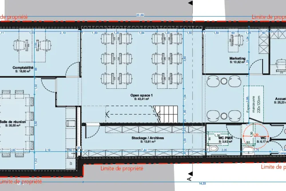 Espace indépendant - 92240 - 40 postes - 5500€