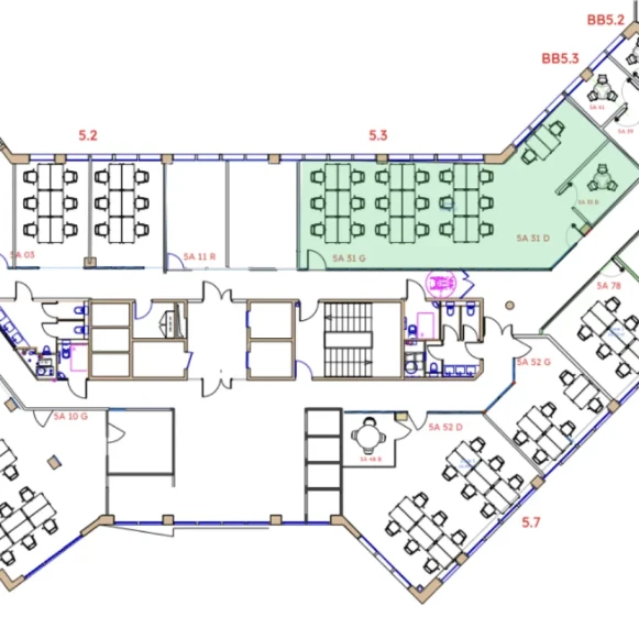 Bureau privé 74 m² 25 postes Coworking Rue Camille Desmoulins Issy-les-Moulineaux 92130 - photo 4