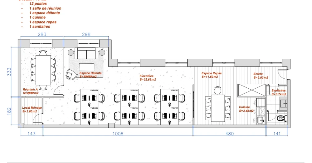 Espace indépendant - 75002 - 12 postes - 7500€