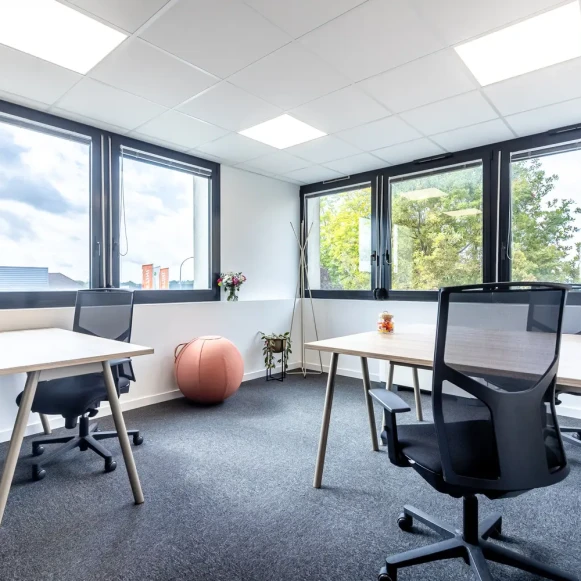 Bureau privé 19 m² 4 postes Location bureau Rue Thomas Edison Le Mans 72650 - photo 1