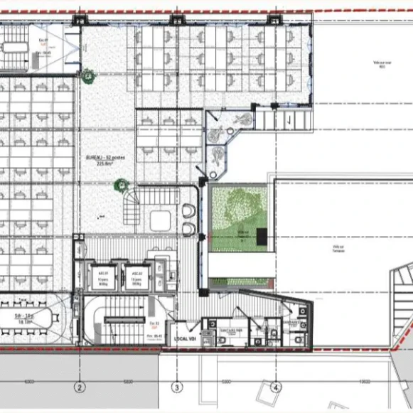 Espace indépendant 245 m² 52 postes Location bureau Rue Joseph de Maistre Paris 75018 - photo 4