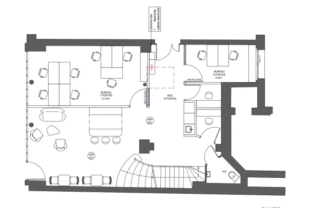 Espace indépendant - 75009 - 45 postes - 24500€