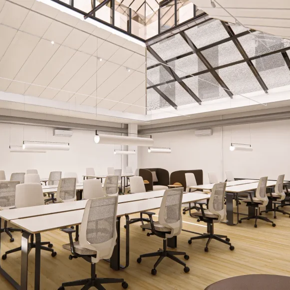 Espace indépendant 600 m² 76 postes Coworking Rue Pleyel Paris 75012 - photo 4
