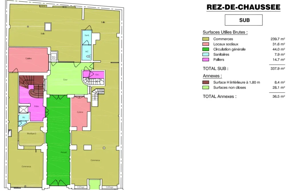 Espace indépendant - 75008 - 231 postes - 184800€