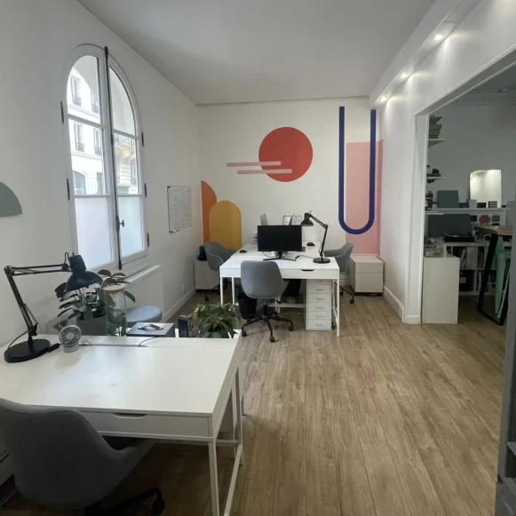 Open Space  2 postes Location bureau Rue Duperré Paris 75009 - photo 1