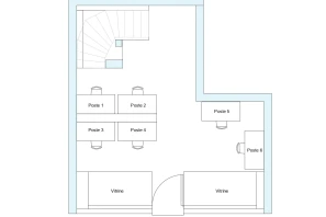 Open Space - 75012 - 5 postes - 350€