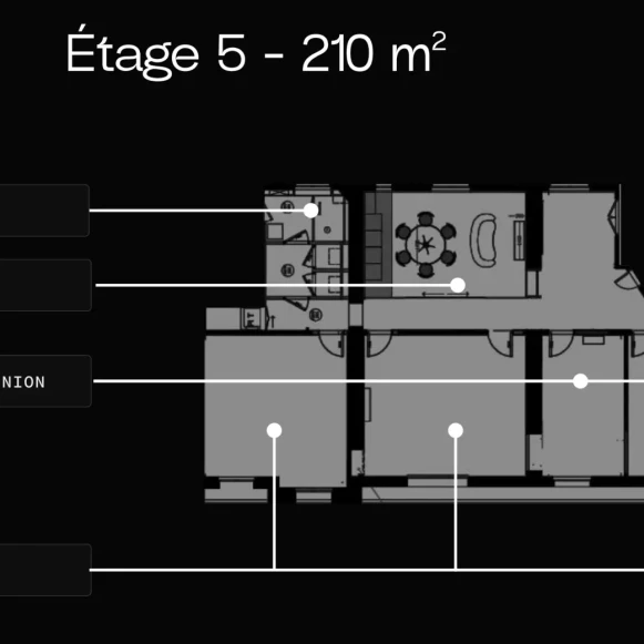 Espace indépendant 210 m² 28 postes Coworking Rue Tronchet Paris 75008 - photo 2