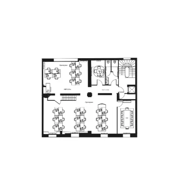 Espace indépendant 900 m² 120 postes Location bureau Rue de Bucarest Paris 75008 - photo 7