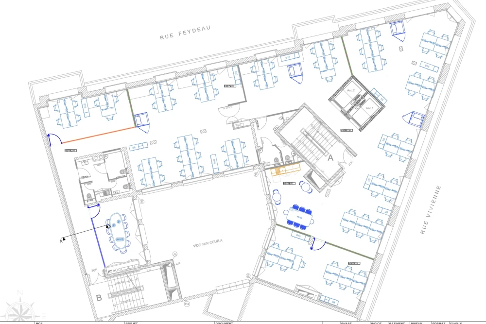 Espace indépendant - 75002 - 77 postes - 73920€