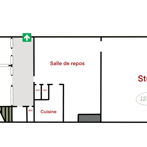 Espace indépendant 323 m² 40 postes Location bureau Avenue du Général Leclerc Pantin 93500 - photo 1