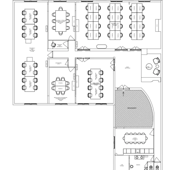Espace indépendant 300 m² 46 postes Location bureau Rue de Berri Paris 75008 - photo 11