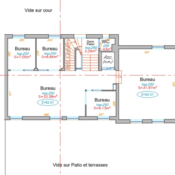 Bureau privé 85 m² 25 postes Location bureau Rue Henry Monnier Paris 75009 - photo 6