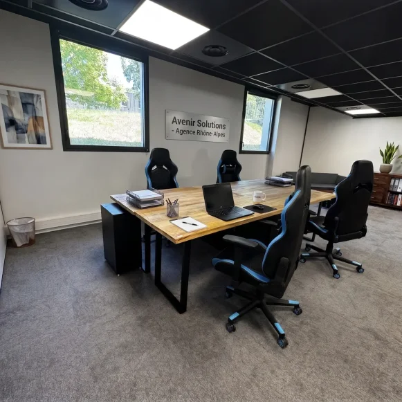Bureau privé 33 m² 8 postes Location bureau Rue du Dauphiné Saint-Priest 69800 - photo 1