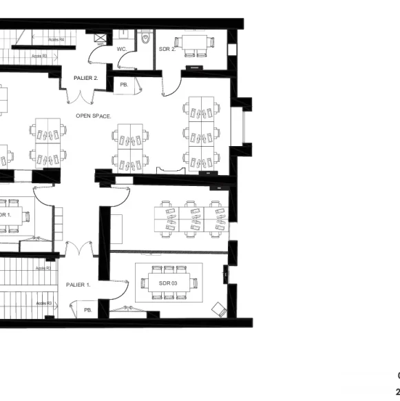 Espace indépendant 360 m² 50 postes Location bureau Rue Fortuny Paris 75017 - photo 2