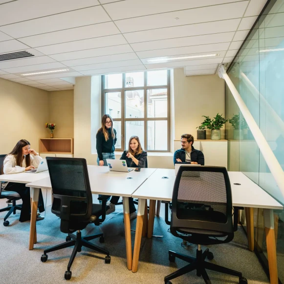 Bureau privé 24 m² 6 postes Location bureau Place Amédée Bonnet Lyon 69002 - photo 1