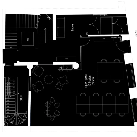 Espace indépendant 63 m² 12 postes Location bureau Rue Saint-Marc Paris 75002 - photo 9