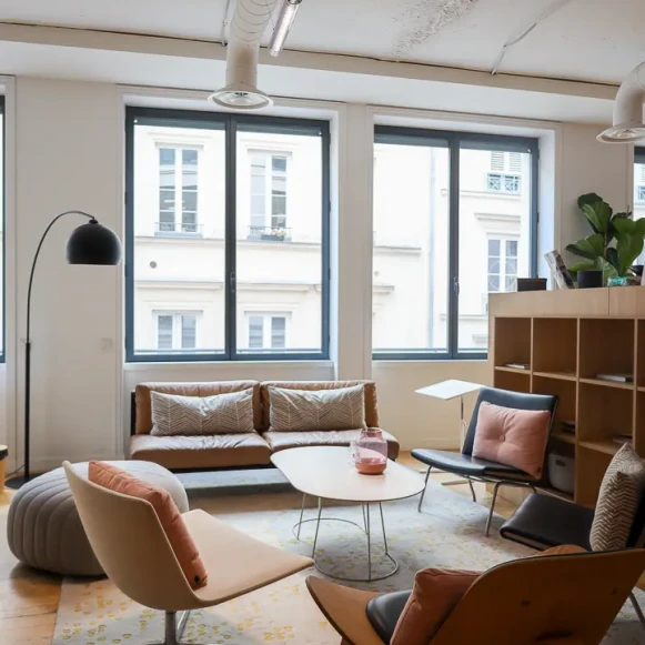 Bureau privé 40 m² 10 postes Coworking Rue Saint-Fiacre Paris 75002 - photo 2