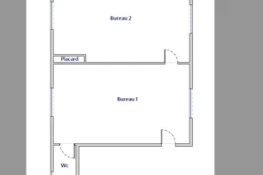 Bureau privé - 75002 - 3 postes - 2000€