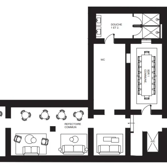 Bureau privé 850 m² 120 postes Coworking Rue Charlot Paris 75003 - photo 6