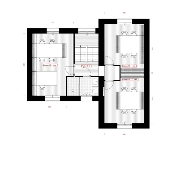 Bureau privé 13 m² 4 postes Coworking Avenue du Mesnil Saint-Maur-des-Fossés 94210 - photo 2