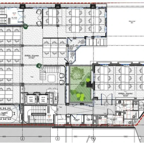 Bureau privé 290 m² 68 postes Location bureau Rue Joseph de Maistre Paris 75018 - photo 4