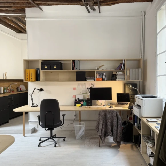 Open Space  3 postes Location bureau Rue des Fontaines du Temple Paris 75003 - photo 1