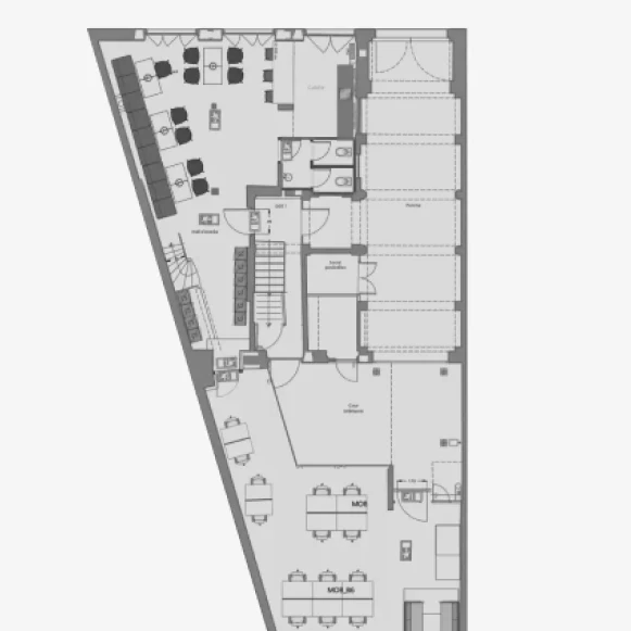 Bureau privé 75 m² 14 postes Location bureau Rue Saint-Fiacre Paris 75002 - photo 5