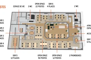 Open Space - 75016 - 30 postes - 475€