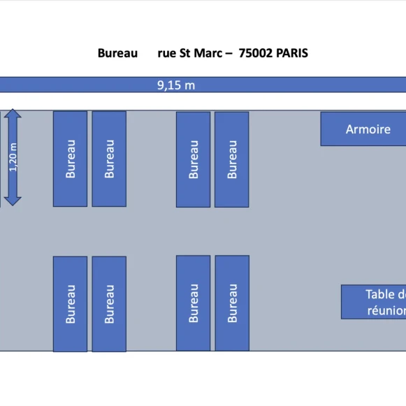 Bureau privé 35 m² 6 postes Location bureau Rue Saint-Marc Paris 75002 - photo 6