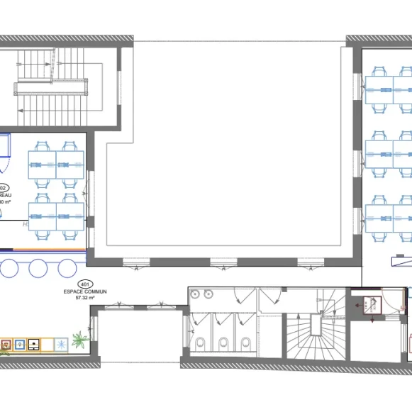 Espace indépendant 280 m² 52 postes Location bureau Rue Cambacérès Paris 75008 - photo 7