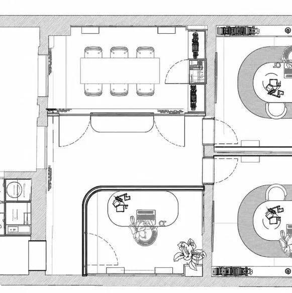 Espace indépendant 57 m² 5 postes Location bureau Rue Rennequin Paris 75017 - photo 1