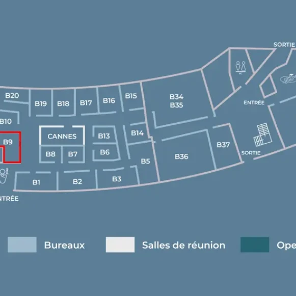 Bureau privé 18 m² 4 postes Location bureau Route des Crêtes Valbonne 06560 - photo 10